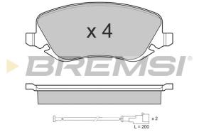 BREMSI BP3023 - B. PADS LANCIA