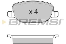 BREMSI BP3024 - B. PADS ALFA ROMEO, LANCIA