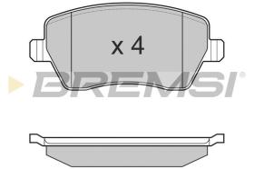 BREMSI BP3026 - B. PADS MERCEDES-BENZ, RENAULT, NISSAN