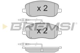 BREMSI BP3028 - B. PADS FIAT, PEUGEOT, CITROEN, LANCIA