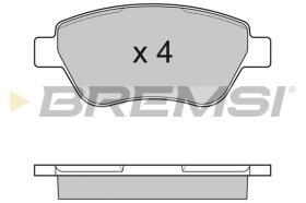 BREMSI BP3040 - B. PADS FIAT, LANCIA