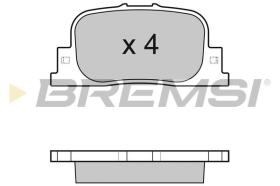 BREMSI BP3063 - B. PADS TOYOTA