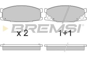 BREMSI BP3066 - B. PADS MITSUBISHI CANTER