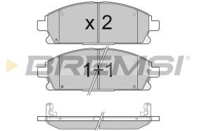 BREMSI BP3068 - B. PADS NISSAN, INFINITI