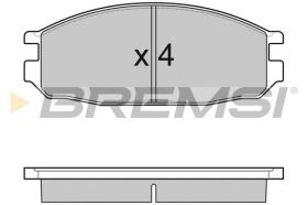 BREMSI BP3069 - B. PADS NISSAN