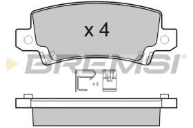 BREMSI BP3070 - B. PADS TOYOTA, SUZUKI