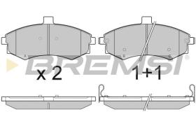 BREMSI BP3079 - B. PADS KIA, HYUNDAI