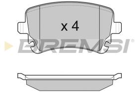 BREMSI BP3086 - B. PADS VW, AUDI, BENTLEY