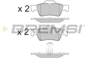 BREMSI BP3088 - B. PADS MERCEDES-BENZ