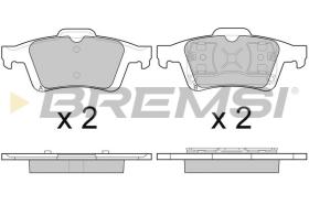 BREMSI BP3091 - B. PADS FORD, RENAULT, NISSAN, OPEL