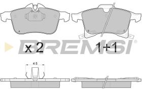 BREMSI BP3093 - B. PADS OPEL, VAUXHALL, LADA
