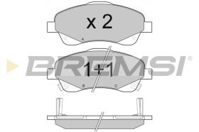 BREMSI BP3094 - B. PADS TOYOTA