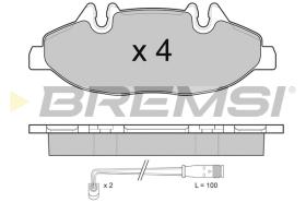 BREMSI BP3100 - B. PADS MERCEDES-BENZ