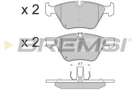 BREMSI BP3108 - B. PADS BMW