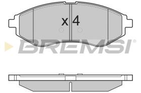 BREMSI BP3111 - B. PADS DAEWOO, CHEVROLET