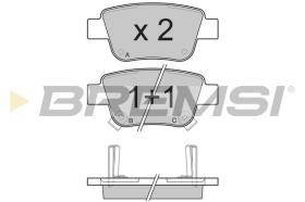 BREMSI BP3112 - B. PADS MERCEDES-BENZ, TOYOTA