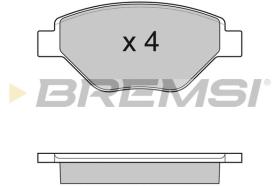 BREMSI BP3113 - B. PADS RENAULT