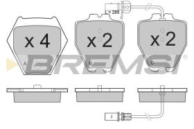 BREMSI BP3121 - B. PADS VW, AUDI