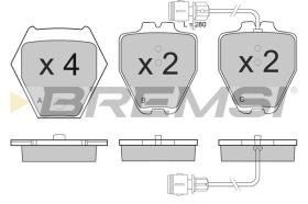 BREMSI BP3122 - B. PADS AUDI