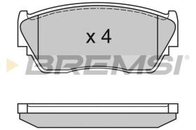 BREMSI BP3125 - B. PADS NISSAN
