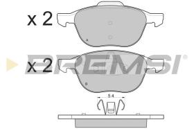 BREMSI BP3133 - B. PADS FORD, MAZDA, VOLVO