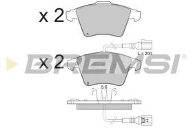 BREMSI BP3134 - B. PADS VW