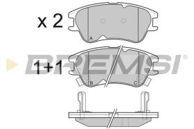 BREMSI BP3138 - B. PADS HYUNDAI