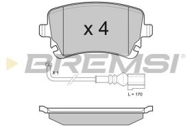BREMSI BP3140 - B. PADS VW