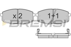 BREMSI BP3147 - B. PADS KIA, HYUNDAI