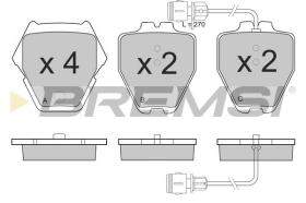 BREMSI BP3149 - B. PADS AUDI