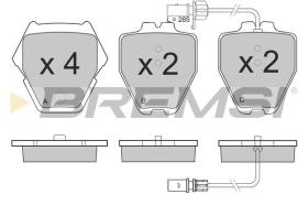 BREMSI BP3151 - B. PADS VW