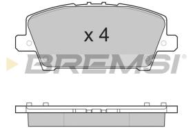 BREMSI BP3245 - B. PADS HONDA