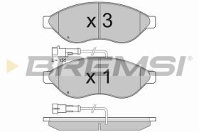BREMSI BP3285TR - B. PADS FIAT, PEUGEOT, CITROEN
