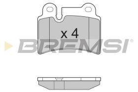 BREMSI BP3302 - B. PADS VW