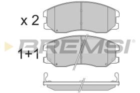 BREMSI BP3303 - B. PADS OPEL, CHEVROLET, VAUXHALL