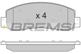 BREMSI BP3306 - B. PADS FORD
