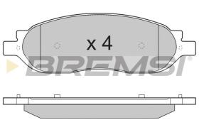 BREMSI BP3307 - B. PADS FORD USA