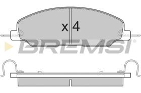 BREMSI BP3312 - B. PADS FORD USA