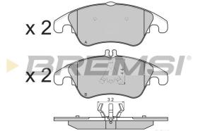 BREMSI BP3317 - B. PADS MERCEDES-BENZ