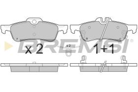 BREMSI BP3320 - B. PADS TOYOTA, DAIHATSU