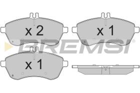 BREMSI BP3327 - B. PADS MERCEDES-BENZ