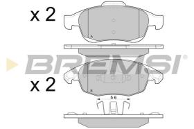 BREMSI BP3329 - B. PADS RENAULT, PEUGEOT, CITROEN, DS