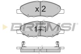 BREMSI BP3335 - B. PADS NISSAN
