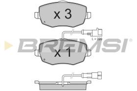 BREMSI BP3338 - B. PADS LANCIA