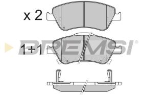 BREMSI BP3339 - B. PADS TOYOTA