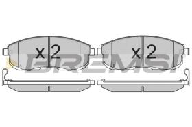 BREMSI BP3342 - B. PADS FIAT, RENAULT, NISSAN, SUZUKI