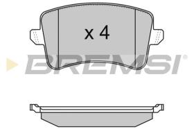 BREMSI BP3349 - B. PADS AUDI