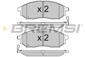 BREMSI BP3350 - B. PADS RENAULT, NISSAN, INFINITI