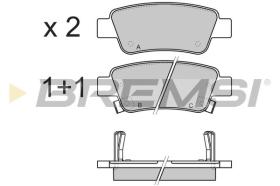 BREMSI BP3353 - B. PADS HONDA