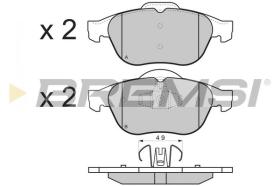 BREMSI BP3356 - B. PADS RENAULT